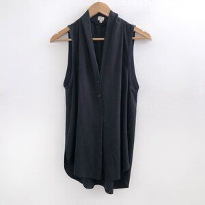 WILFRED Sleeveless V-Neck Blouse Medium Size